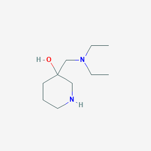 3-((Diethylamino)methyl)piperidin-3-ol