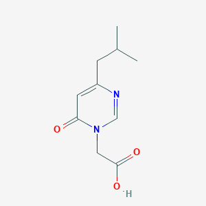 molecular formula C10H14N2O3 B13344471 2-(4-isobutyl-6-oxopyrimidin-1(6H)-yl)acetic acid 