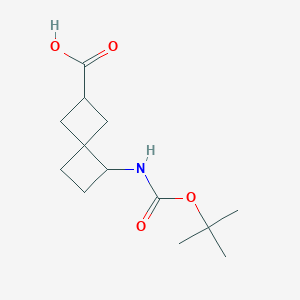 5-((tert-Butoxycarbonyl)amino)spiro[3.3]heptane-2-carboxylic acid