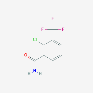 molecular formula C8H5ClF3NO B1334448 2-氯-3-(三氟甲基)苯甲酰胺 CAS No. 39959-94-9