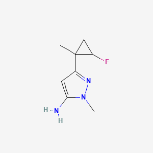 3-(2-Fluoro-1-methylcyclopropyl)-1-methyl-1H-pyrazol-5-amine