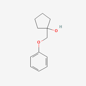 1-(Phenoxymethyl)cyclopentan-1-ol