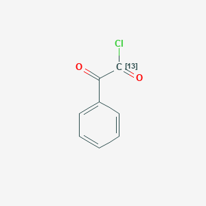 molecular formula C8H5ClO2 B13344534 Benzoyl-carbonyl-13cchloride 