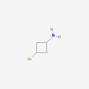 molecular formula C4H8BrN B13344602 Rel-(1s,3s)-3-bromocyclobutan-1-amine 