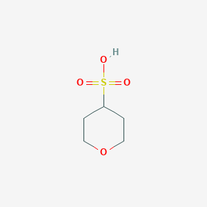 molecular formula C5H10O4S B13344608 Tetrahydro-2H-pyran-4-sulfonic acid 