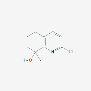 2-Chloro-8-methyl-5,6,7,8-tetrahydroquinolin-8-ol