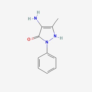 4-Amino-5-methyl-2-phenyl-1,2-dihydro-3H-pyrazol-3-one