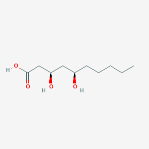 molecular formula C10H20O4 B13344723 (3R,5R)-3,5-dihydroxydecanoic Acid CAS No. 741679-91-4