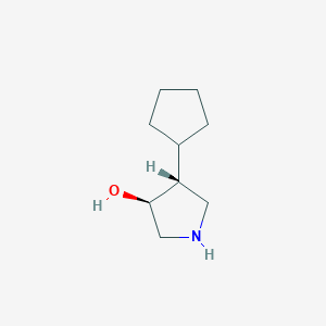 (3S,4R)-4-Cyclopentylpyrrolidin-3-ol