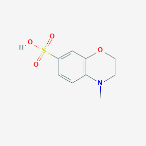 4-Methyl-3,4-dihydro-2H-benzo[b][1,4]oxazine-7-sulfonic acid