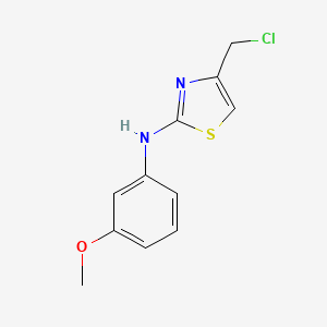 4-(Chloromethyl)-N-(3-methoxyphenyl)thiazol-2-amine