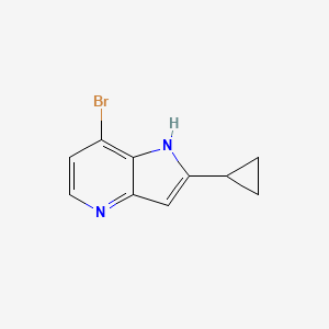 7-Bromo-2-cyclopropyl-1H-pyrrolo[3,2-b]pyridine