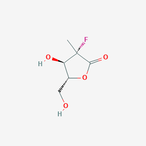 (3S,4R,5R)-3-Fluoro-4-hydroxy-5-(hydroxymethyl)-3-methyldihydrofuran-2(3H)-one