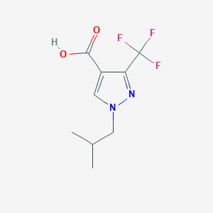 1-isobutyl-3-(trifluoromethyl)-1H-pyrazole-4-carboxylic acid