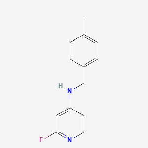 2-Fluoro-N-(4-methylbenzyl)pyridin-4-amine