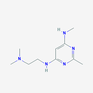 N4-(2-(dimethylamino)ethyl)-N6,2-dimethylpyrimidine-4,6-diamine