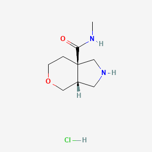 Rel-(3aR,7aR)-N-methylhexahydropyrano[3,4-c]pyrrole-7a(1H)-carboxamide hydrochloride