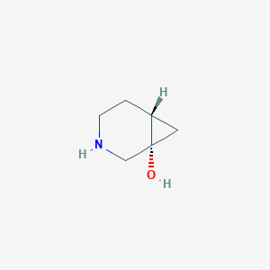 molecular formula C6H11NO B13345030 Rel-(1S,6R)-3-azabicyclo[4.1.0]heptan-1-ol 