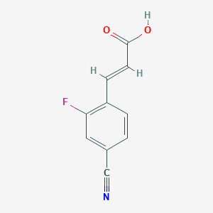 4-Cyano-2-fluorocinnamic acid