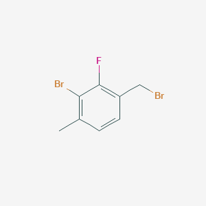 2-Bromo-4-(bromomethyl)-3-fluoro-1-methylbenzene