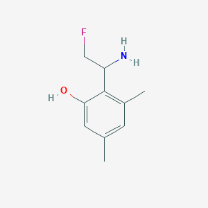 2-(1-Amino-2-fluoroethyl)-3,5-dimethylphenol