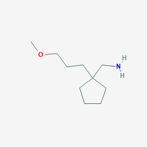 (1-(3-Methoxypropyl)cyclopentyl)methanamine