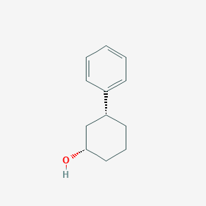 molecular formula C12H16O B13345197 rel-(1S,3R)-3-Phenylcyclohexan-1-ol 