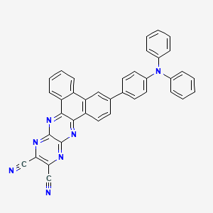 3-(4-(Diphenylamino)phenyl)dibenzo[f,h]pyrazino[2,3-b]quinoxaline-11,12-dicarbonitrile