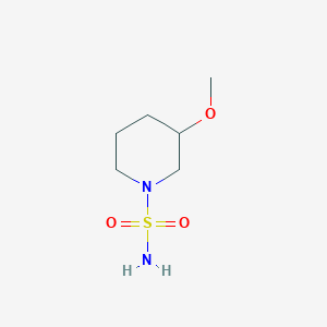 molecular formula C6H14N2O3S B13345271 3-Methoxypiperidine-1-sulfonamide CAS No. 4108-98-9