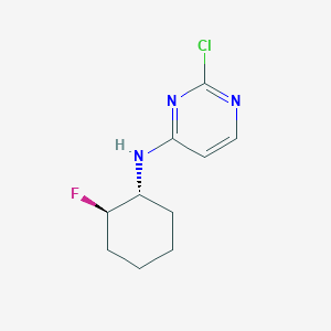 2-Chloro-N-((1R,2R)-2-fluorocyclohexyl)pyrimidin-4-amine