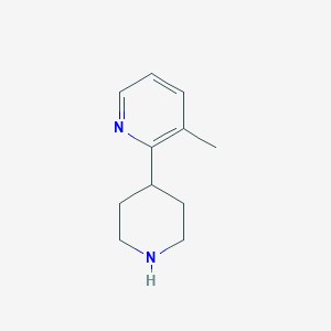 Pyridine, 3-methyl-2-(4-piperidinyl)-