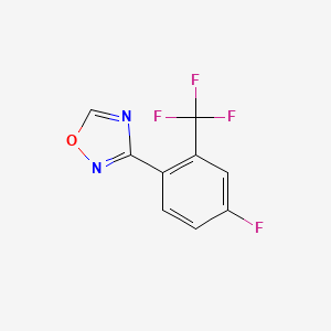 3-(4-Fluoro-2-(trifluoromethyl)phenyl)-1,2,4-oxadiazole