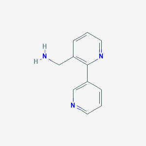 molecular formula C11H11N3 B13345628 [2,3'-Bipyridin]-3-ylmethanamine 