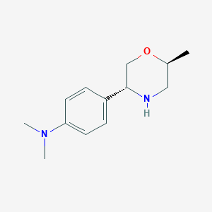 Rel-N,N-dimethyl-4-((3R,6S)-6-methylmorpholin-3-yl)aniline