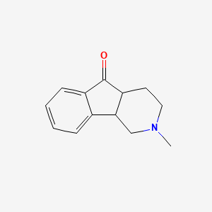 molecular formula C13H15NO B1334571 3-Methyl-1,2,3,4,4a,9a-hexahydro-3-aza-fluoren-9-one CAS No. 4580-32-9