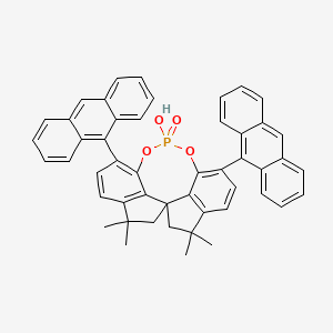 1,10-di(anthracen-9-yl)-12-hydroxy-4,4,7,7-tetramethyl-5,6-dihydroiindeno[7,1-de:1',7'-fg][1,3,2]dioxaphosphocine 12-oxide