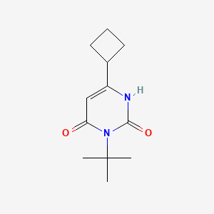 3-Tert-butyl-6-cyclobutyl-1,2,3,4-tetrahydropyrimidine-2,4-dione