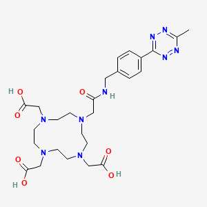 2,2',2''-(10-(2-((4-(6-Methyl-1,2,4,5-tetrazin-3-yl)benzyl)amino)-2-oxoethyl)-1,4,7,10-tetraazacyclododecane-1,4,7-triyl)triacetic acid