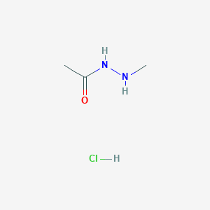 molecular formula C3H9ClN2O B13345819 N'-Methylacetohydrazide hydrochloride 