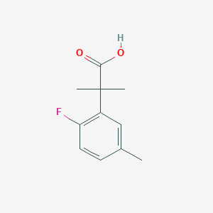 2-(2-Fluoro-5-methylphenyl)-2-methylpropanoic acid