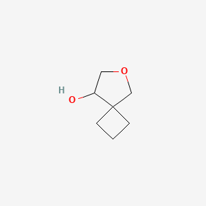 molecular formula C7H12O2 B13345847 6-Oxaspiro[3.4]octan-8-ol 