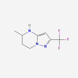 5-Methyl-2-(trifluoromethyl)-4H,5H,6H,7H-pyrazolo[1,5-a]pyrimidine