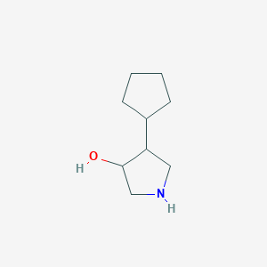 4-Cyclopentylpyrrolidin-3-ol