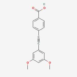 4-((3,5-Dimethoxyphenyl)ethynyl)benzoic acid