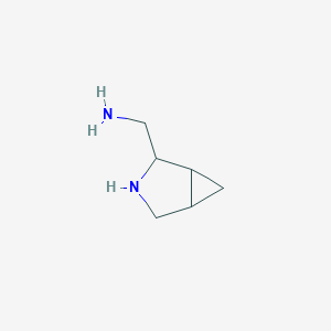 molecular formula C6H12N2 B13345914 (3-Azabicyclo[3.1.0]hexan-2-yl)methanamine 