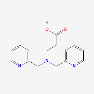 molecular formula C15H17N3O2 B13345997 3-(bis(pyridin-2-ylmethyl)amino)propanoic Acid 