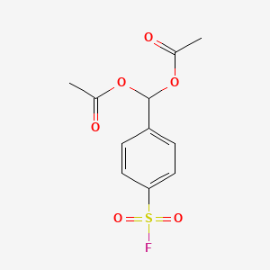 (4-(Fluorosulfonyl)phenyl)methylene diacetate