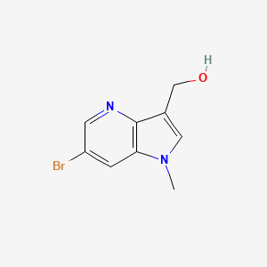 (6-Bromo-1-methyl-1H-pyrrolo[3,2-b]pyridin-3-yl)methanol