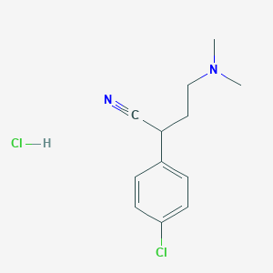 2-(4-Chlorophenyl)-4-dimethylaminobutyronitrile Hydrochloride