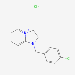 1-[(4-Chlorophenyl)methyl]-2,3-dihydroimidazo[1,2-a]pyridinium Chloride